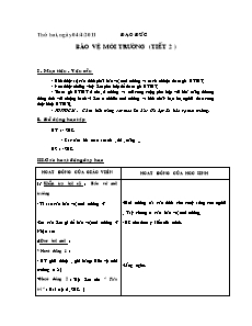 Giáo án tổng hợp Lớp 4 - Tuần 31 - Năm học 2012-2013