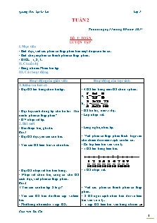 Giáo án tổng hợp Lớp 5 - Tuần 2 - Năm học 2017-2018 - Suchi