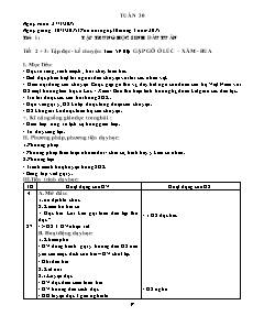 Kế hoạch bài dạy Lớp 3 - Tuần 30 - Năm học 2014-2015 - Trần Đức Huân