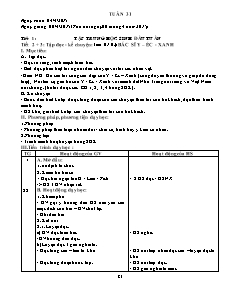 Kế hoạch bài dạy Lớp 3 - Tuần 31 - Năm học 2014-2015 - Trần Đức Huân