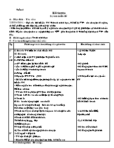 Kế hoạch dạy học các môn Lớp 4 - Tuần 1